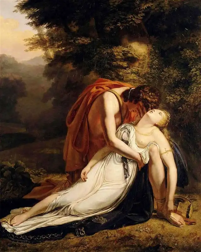Eurydice'in Yasını Tutan Orfeus, Ary Scheffer, 1814, Waterloo Üniversitesi 