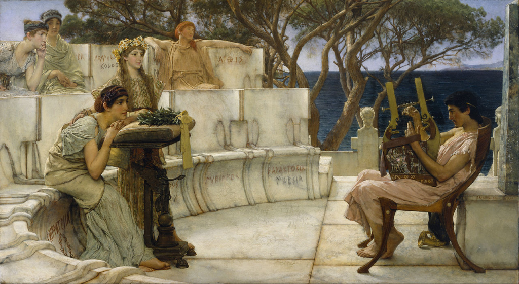 Sir Lawrence Alma-Tadema, Sappho ve Alcaeus