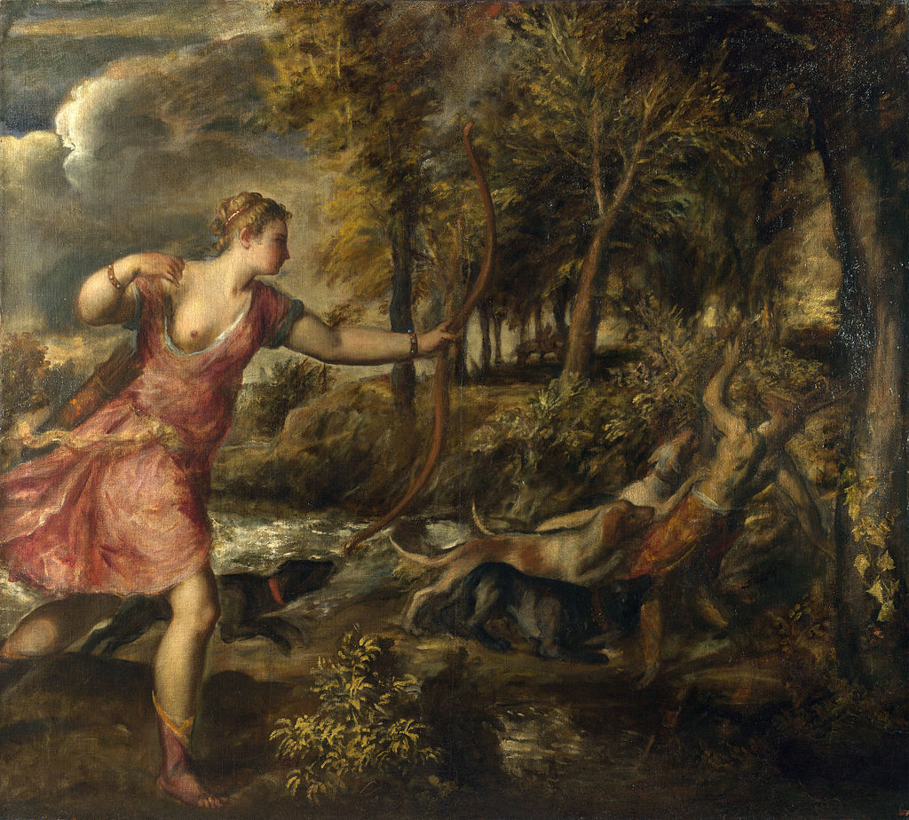 Death of Actaeon, Titian