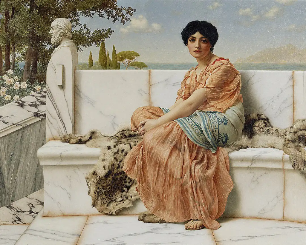 Sappho'nun Zamanında, John William Godward, 1904, J. Paul Getty Müzesi, Los Angeles

Antik Yunan Kadını