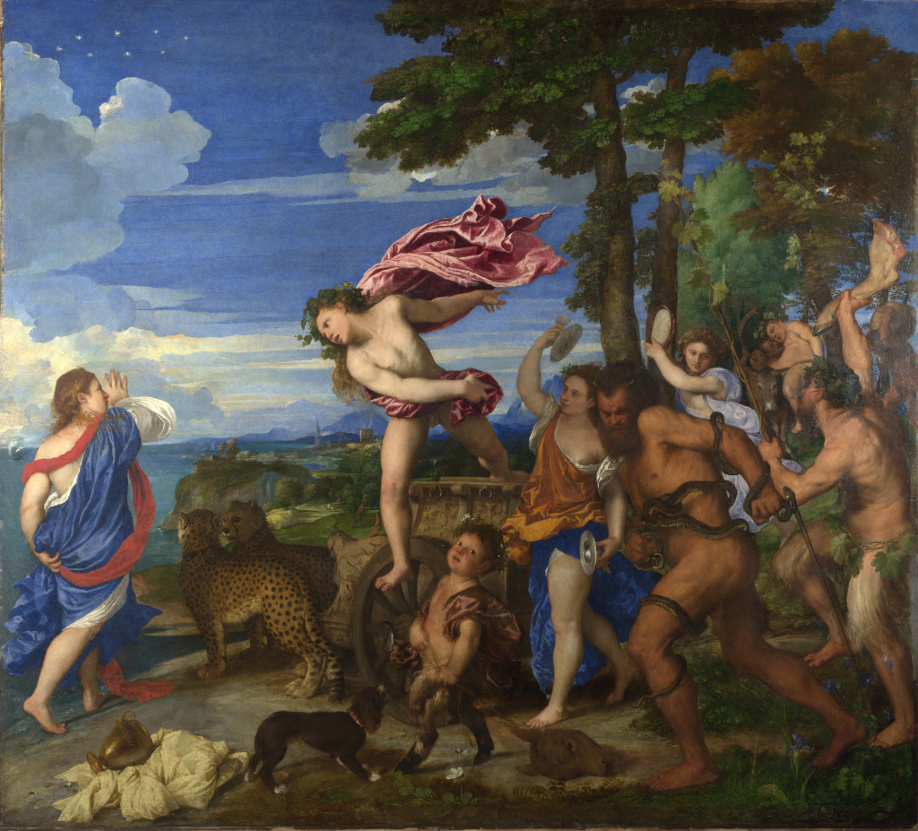 Bakkhos ve Ariadne / Bacchus and Ariadne - Titian, Natianol Gallery, Londra, İngiltere