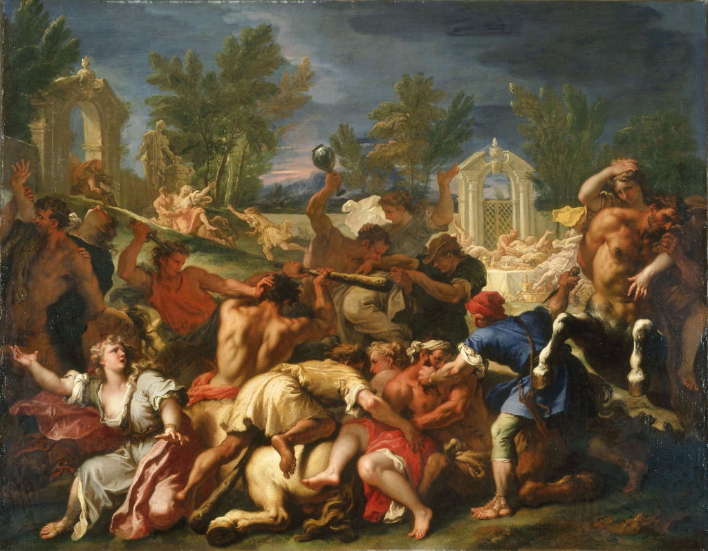 Lapithler ve Kentorlar Savaşı ( Ovidius Dönüşümler)