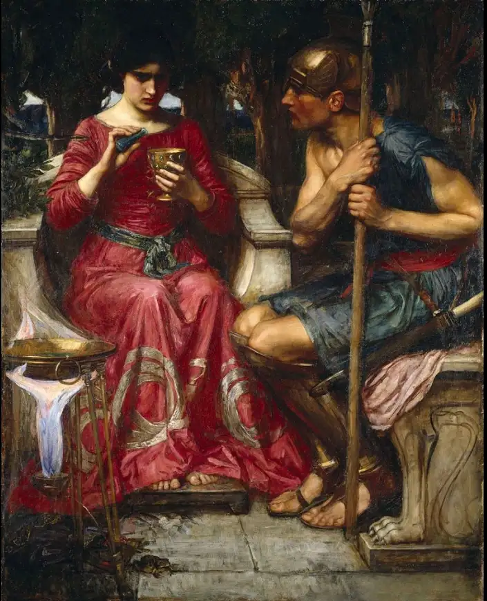 Medea ve Jason, John William Waterhouse